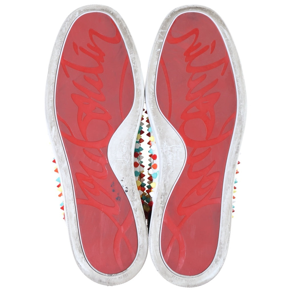 CHRISTIAN LOUBOUTIN(クリスチャンルブタン) 16SS LOUIS ORLATO FLAT TOILE HAWAII / CALF ルイス オルラート フラット ハワイアン柄 ハイカットスニーカー マルチ 1160756
