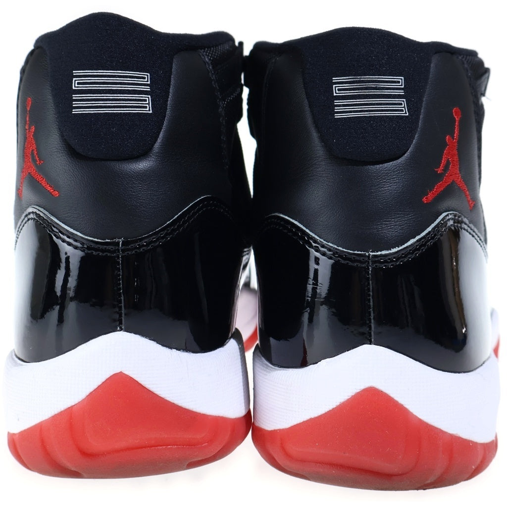NIKE(ナイキ) AIR JORDAN11 RETRO BRED 378037-061 エアジョーダン11 レトロ ブレッド ハイカットスニーカー ブラック US11/29cm