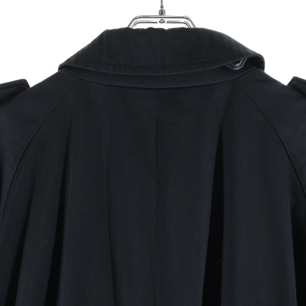 DOLCE & GABBANA(ドルチェアンドガッバーナ) ベルトデザイン 4B ステンカラーコート ブラック G0246T