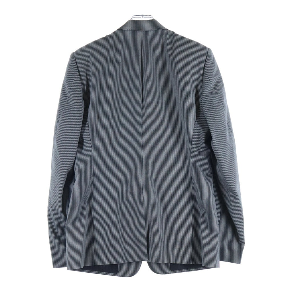 DOLCE & GABBANA(ドルチェアンドガッバーナ) 2B ノッチドラペル ストライプ テーラード ジャケット グレー G2HU6T