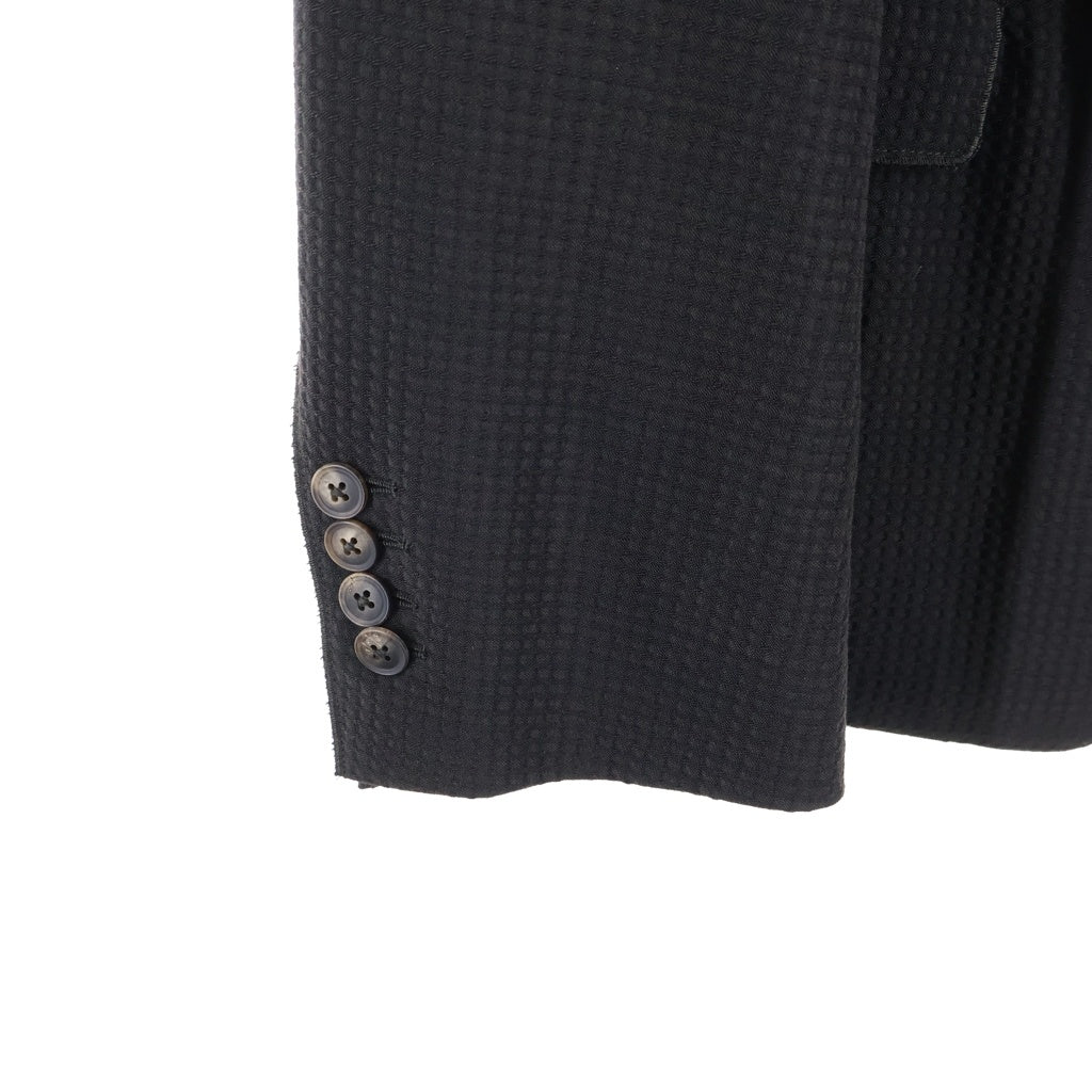 DOLCE & GABBANA(ドルチェアンドガッバーナ) ノッチドラペル フラップポケット テーラードジャケット ブラック G2CP2T