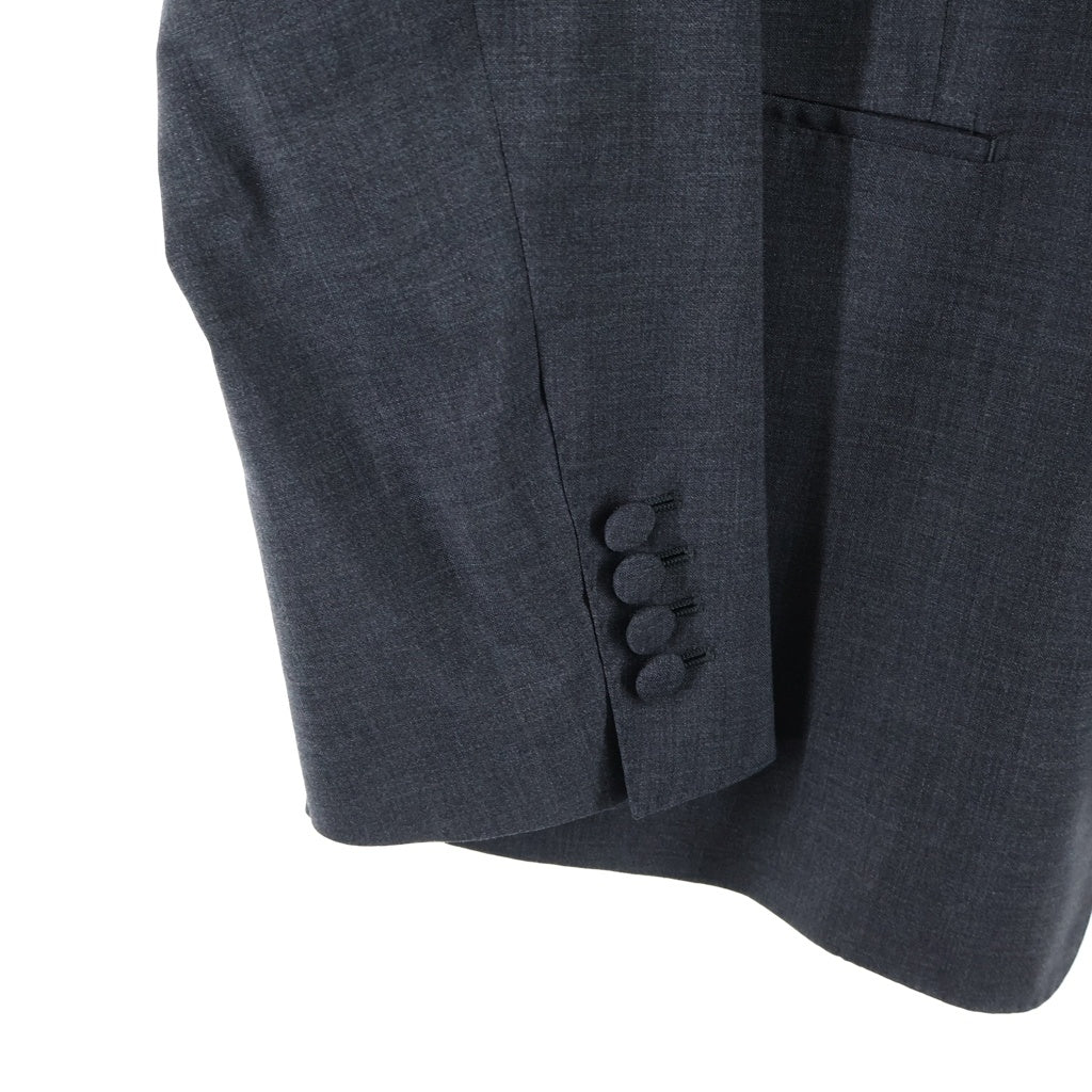 DOLCE & GABBANA(ドルチェアンドガッバーナ) ノッチドラペル 2B テーラードジャケット グレー G2CL9T