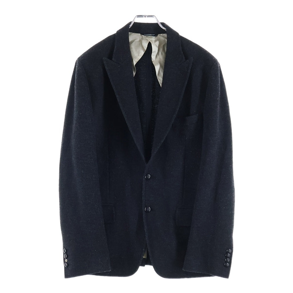 DOLCE & GABBANA(ドルチェアンドガッバーナ) ノッチドラペル 2B フラップポケット ブラック G2AR1T