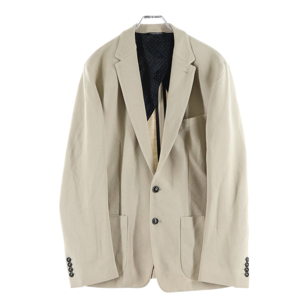 DOLCE & GABBANA(ドルチェアンドガッバーナ) 2B テーラード ジャケット ベージュ G2CQ9T