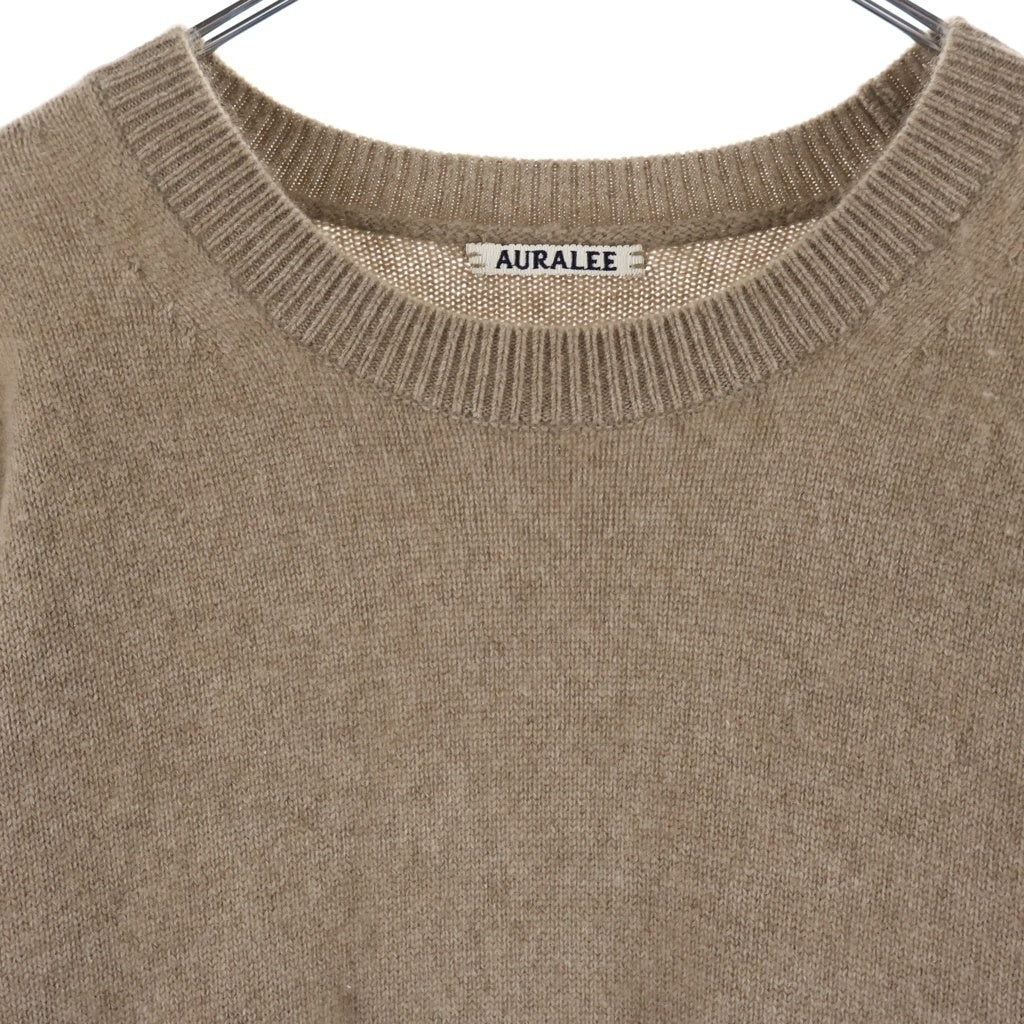 AURALEE(オーラリー) 20AW BABY CASHMERE KNIT ベイビーカシミア ニット セーター プルオーバー ブラウン A20AP02BC