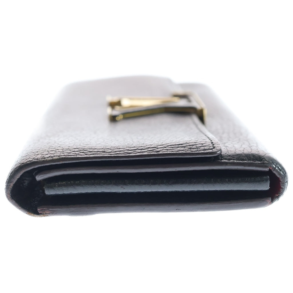 LOUIS VUITTON(ルイヴィトン) ポルト フォイユ カプシーヌ トリヨンレザー ロングウォレット ブラック MI1186 M61248 レディース