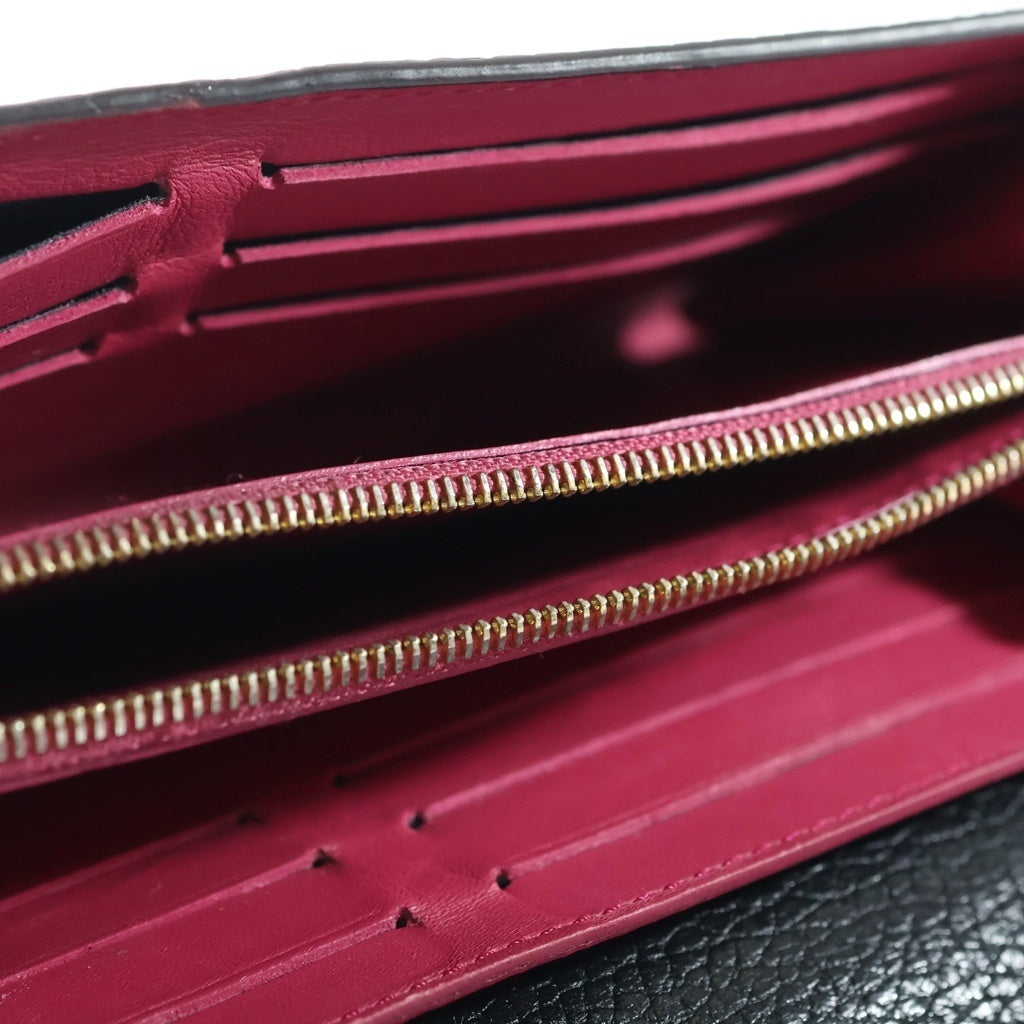 LOUIS VUITTON(ルイヴィトン) ポルト フォイユ カプシーヌ トリヨンレザー ロングウォレット ブラック MI1186 M61248 レディース