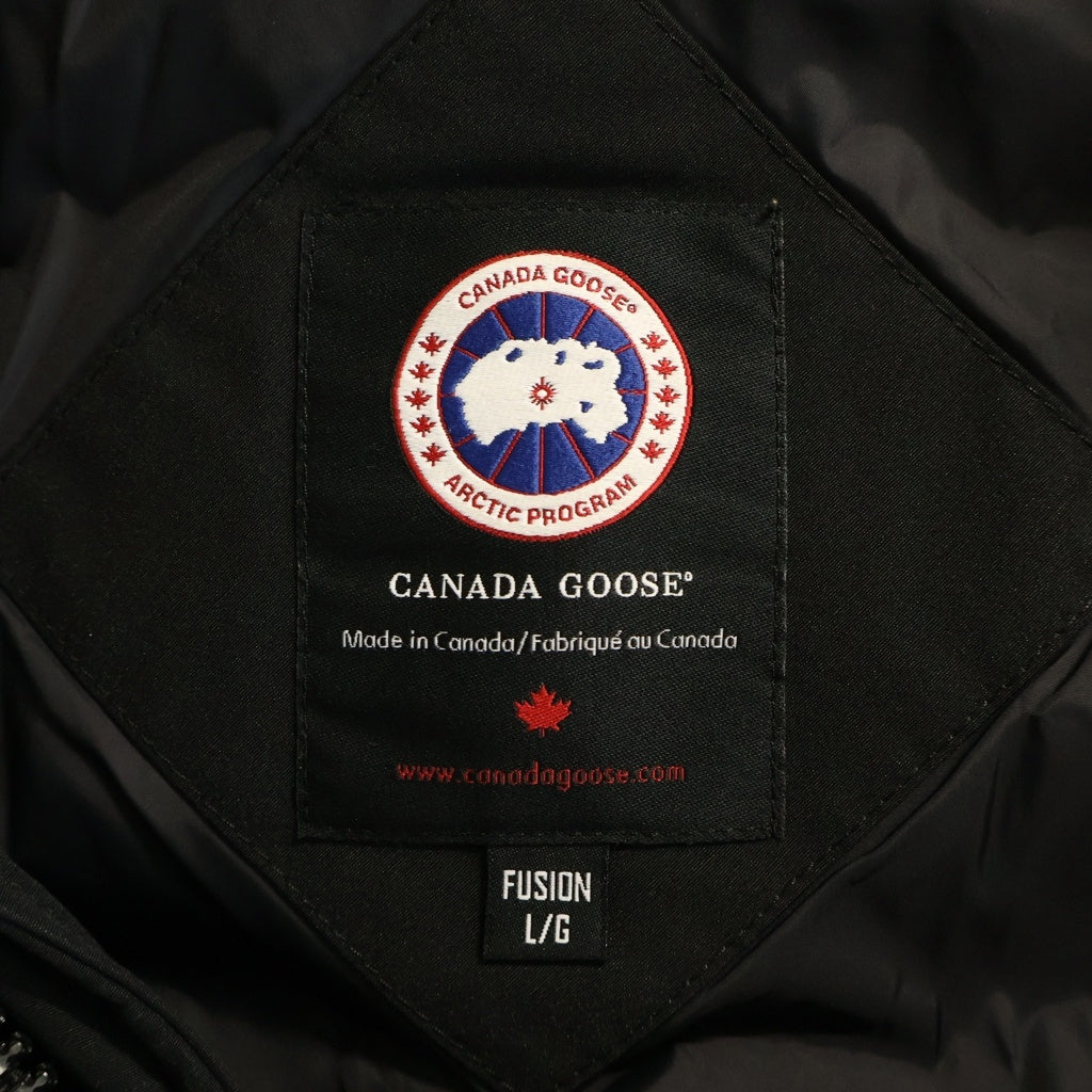 CANADA GOOSE(カナダグース) カーソンパーカ フュージョンフィット キルティング ブルゾン ダウン ジャケット ブラック 3805MA