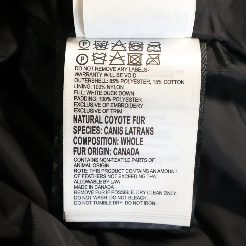 CANADA GOOSE(カナダグース) カーソンパーカ フュージョンフィット キルティング ブルゾン ダウン ジャケット ブラック 3805MA