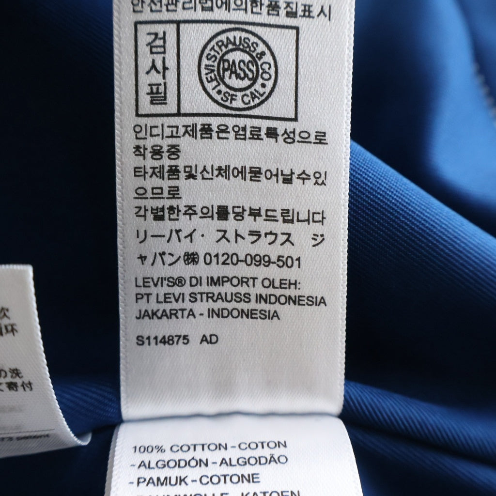Levi's(リーバイス) ×MCLAREN RACING マクラーレンレーシング パッチデザイン ジップアップ デニムジャケット ブルー PC9-A8989-0000