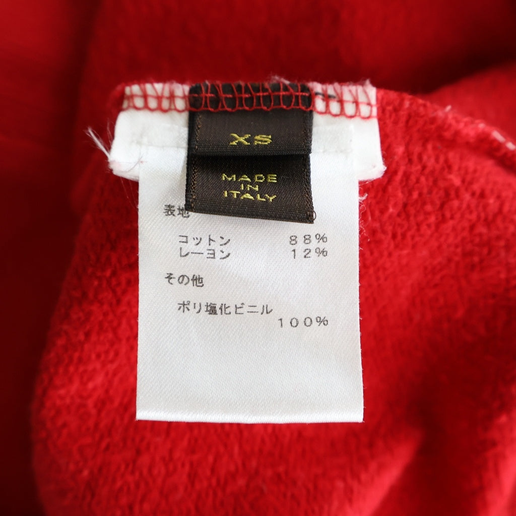 LOUIS VUITTON(ルイヴィトン) ×Supreme Box Logo Hooded Sweatshirt シュプリーム ボックスロゴ モノグラム スウェット プルオーバーパーカー レッド HDY91WJIU