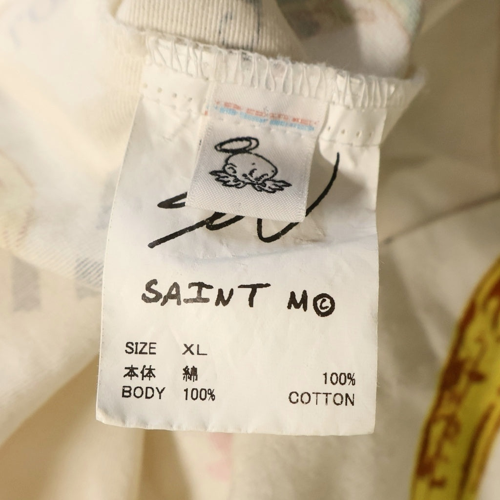 SAINT MICHAEL(セントマイケル) 26SS ×Sean Wotherspoon SW_OPEN COLLAR SHIRT ショーンウェザースプーン オープンカラー 半袖シャツ アイボリー SM-MK8-0000-C10