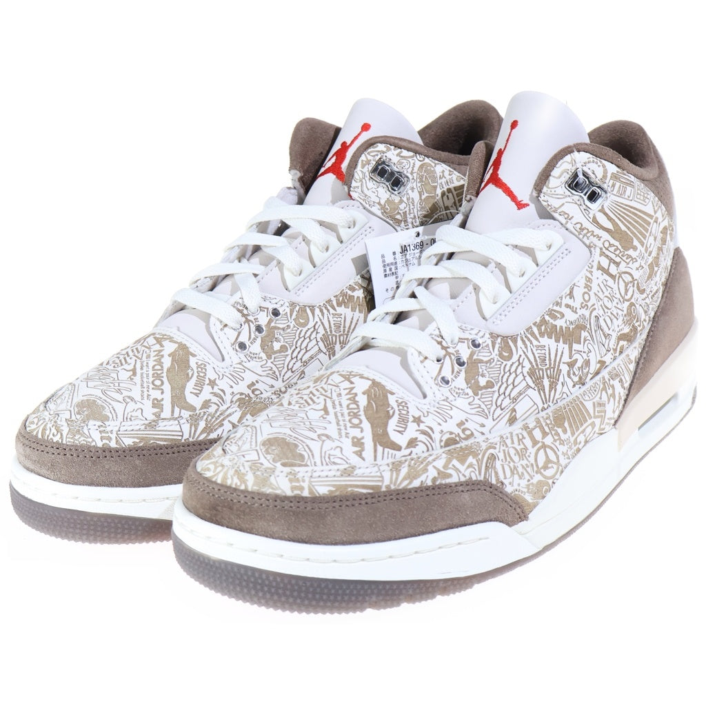 NIKE(ナイキ) AIR JORDAN 3 RETRO LASER エアジョーダン3 レトロ レーサー ハイカットスニーカー ホワイト/ブラウン US11.5/29.5cm JA1369-001