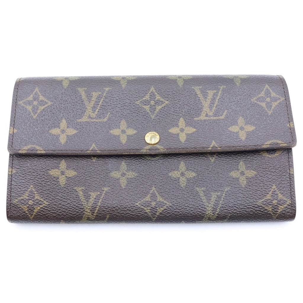 LOUIS VUITTON(ルイヴィトン) モノグラム ポシェット ポルト モネ クレディ 長財布 ブラウン M61726