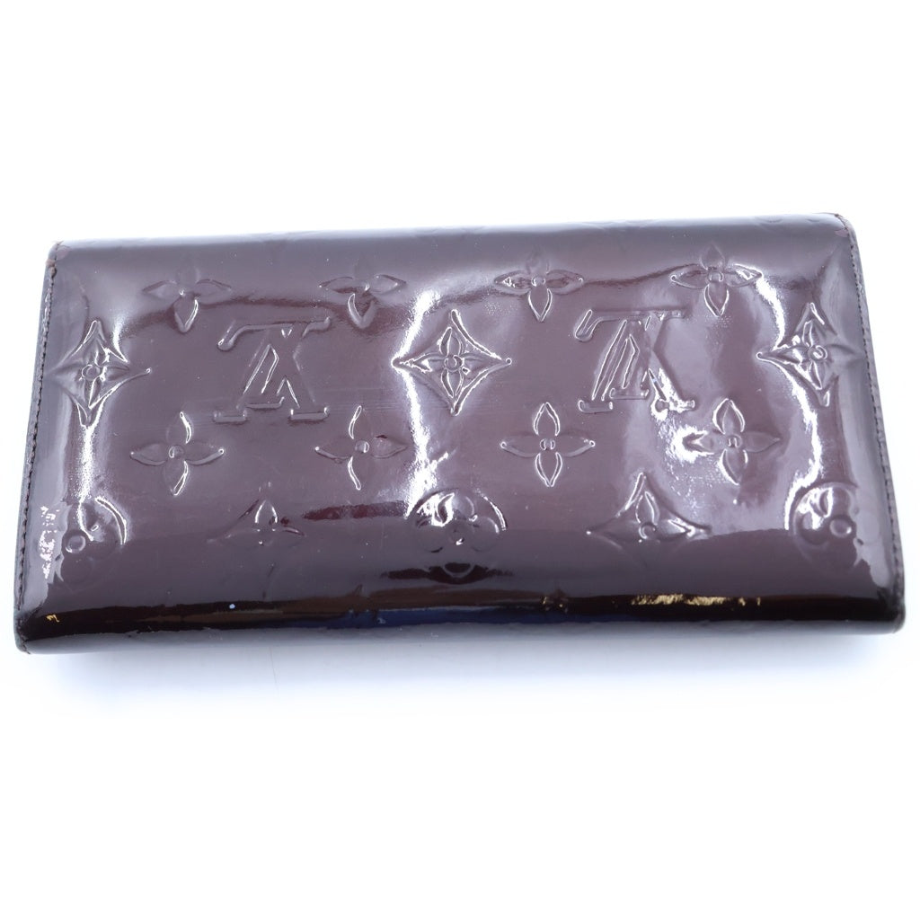 LOUIS VUITTON(ルイヴィトン) モノグラムヴェルニ ポルトフォイユ サラ 長財布 レッド M93524 レディース