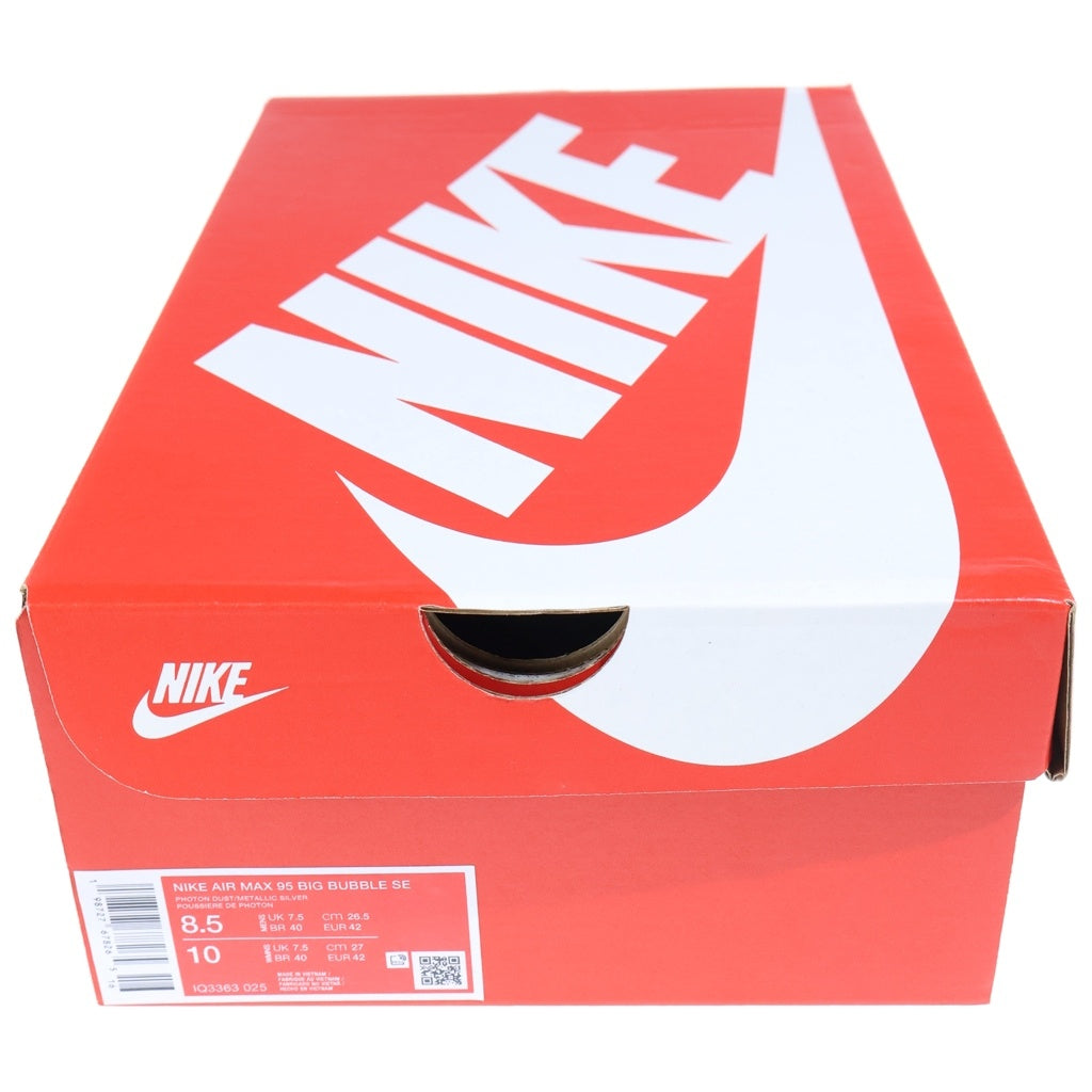 NIKE(ナイキ) AIR MAX BIG BUBBLE SEONGSU エアマックス 95 ビッグバブル ソンス ローカットスニーカー ホワイト/グレー US8.5/26.5cm IQ3363-025