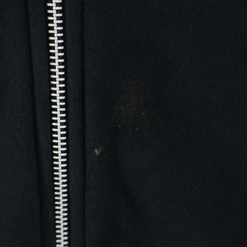 CHROME HEARTS(クロムハーツ) Vertical Logo Fleece Zip Up Hoodie バーティカル・ロゴ・フリース・ジップアップ・フーディー ブラック
