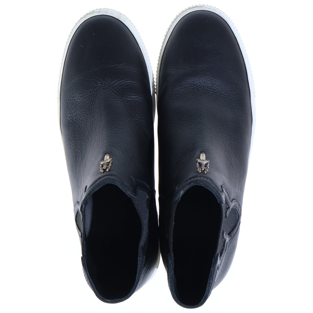 CHROME HEARTS(クロムハーツ) DAGGER MID TOP ミッドトップ ダガー装飾サイドゴアハイカットレザースニーカー ブラック