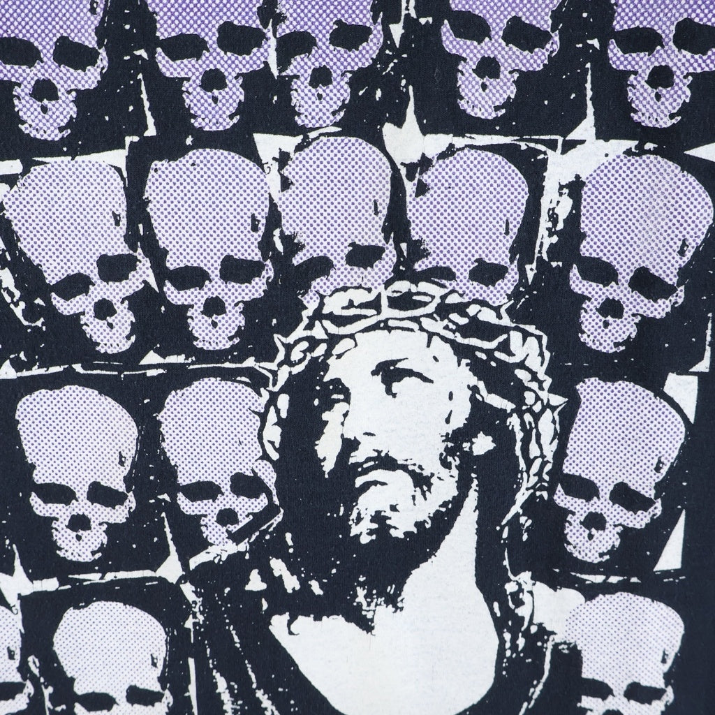 VINTAGE(ヴィンテージ) 90s Vintage USA製 Last Rites Tee ヴィンテージ 黒タグ ラストライツ クルーネック 半袖Tシャツ カットソー ブラック