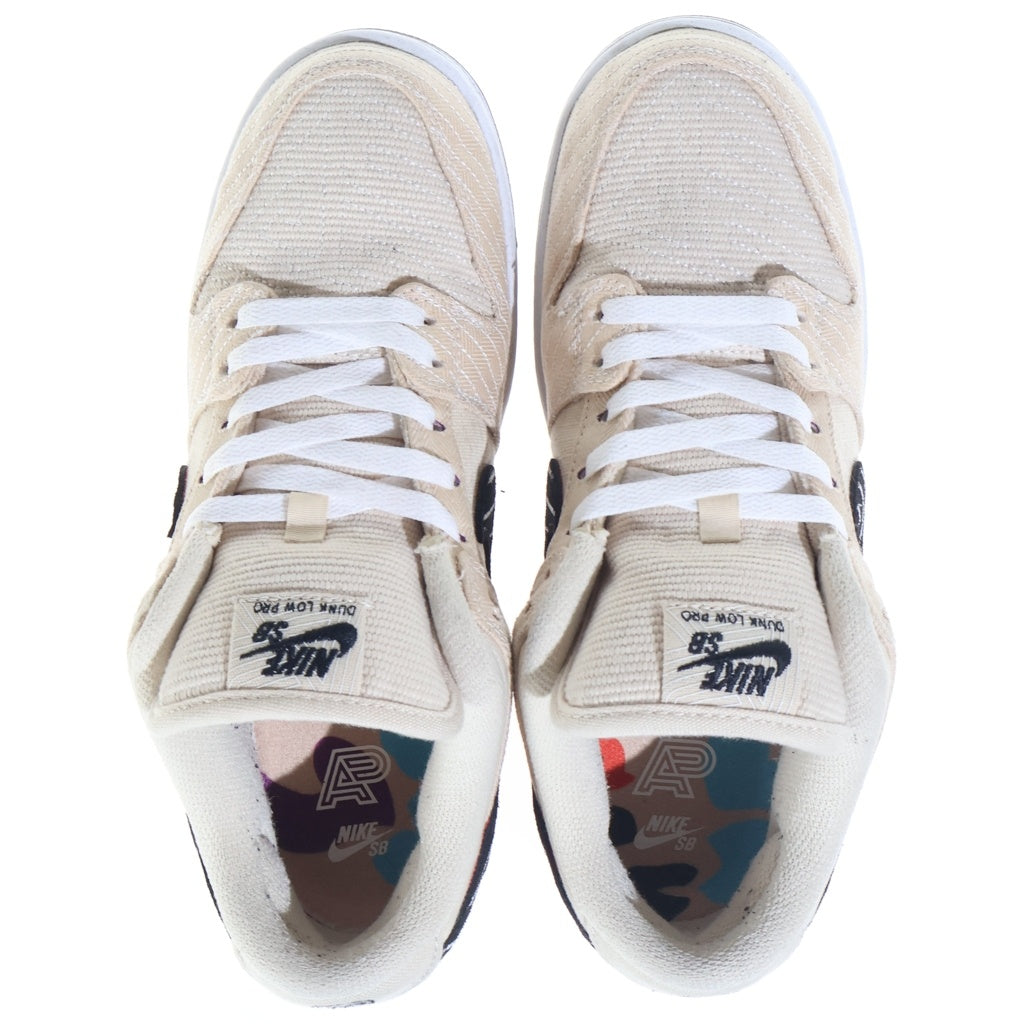 NIKE SB(ナイキエスビー) ×ALBINO & PRETO DUNK LOW PRO QS FD2627-200 アルビノ&プレト ダンク ローカットスニーカー ベージュ/ブラック US9/27cm