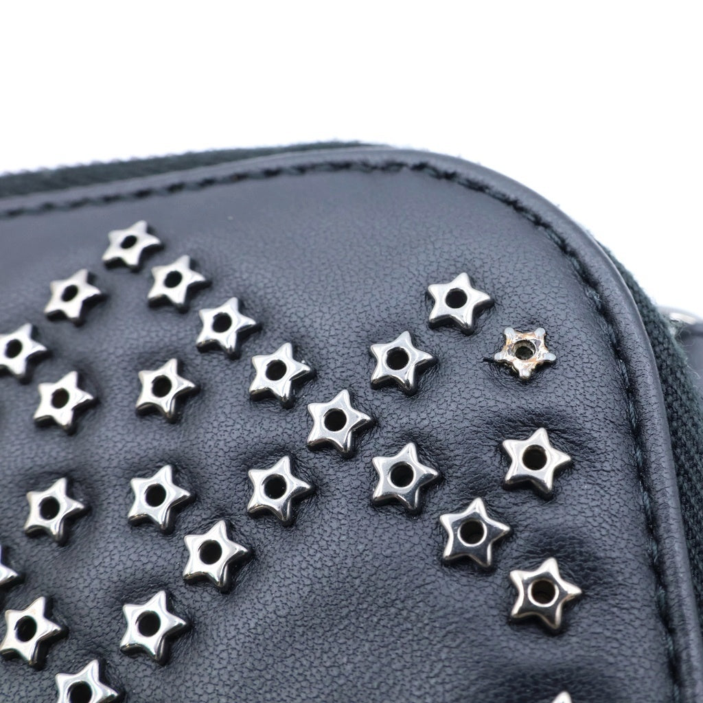 Christian Dior(クリスチャンディオール) Lady Dior Phone Holder レディディオール スタースタッズ フォンホルダー レディース ブラック