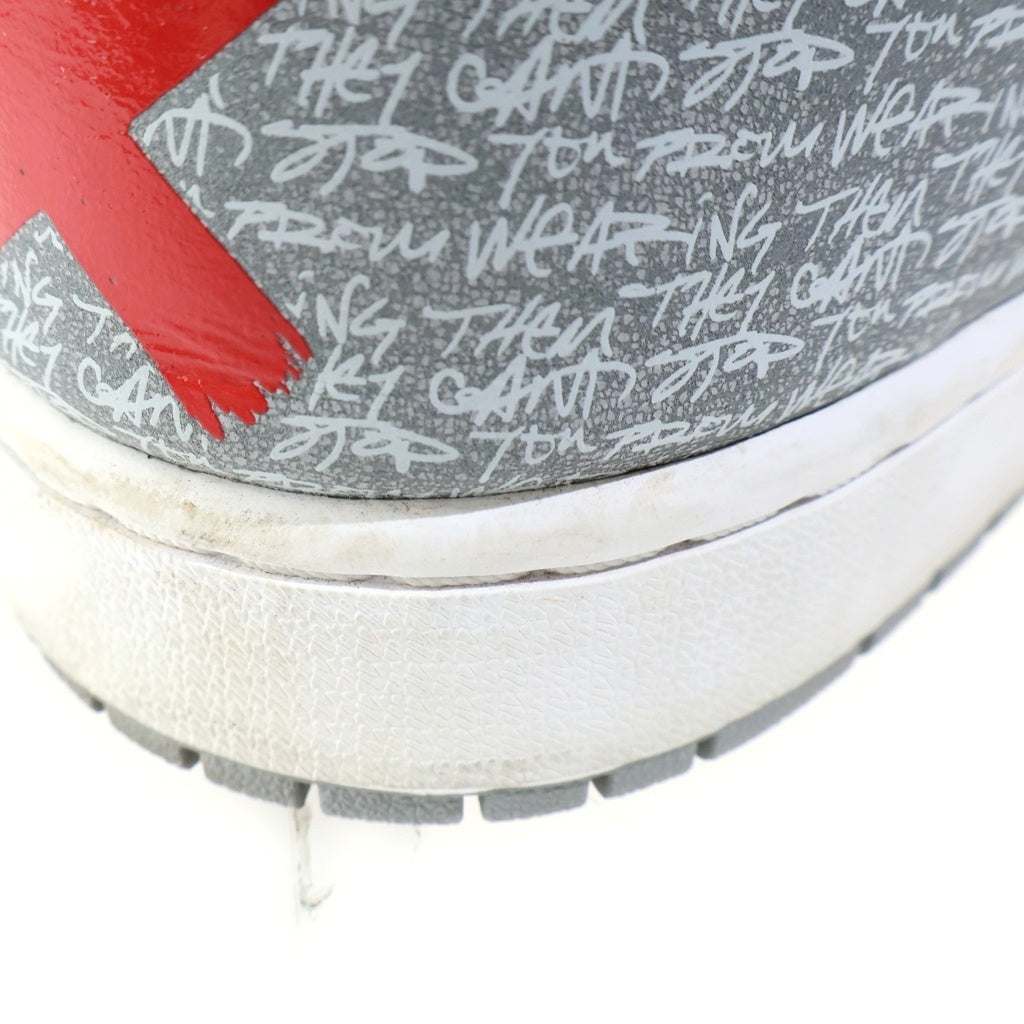 NIKE(ナイキ) AIR JORDAN 1 HIGH OG REBELLIONAIRE 555088-036 エアジョーダン1 リベリオネア ハイカットスニーカー ブラック/グレー US10.5/28.5cm