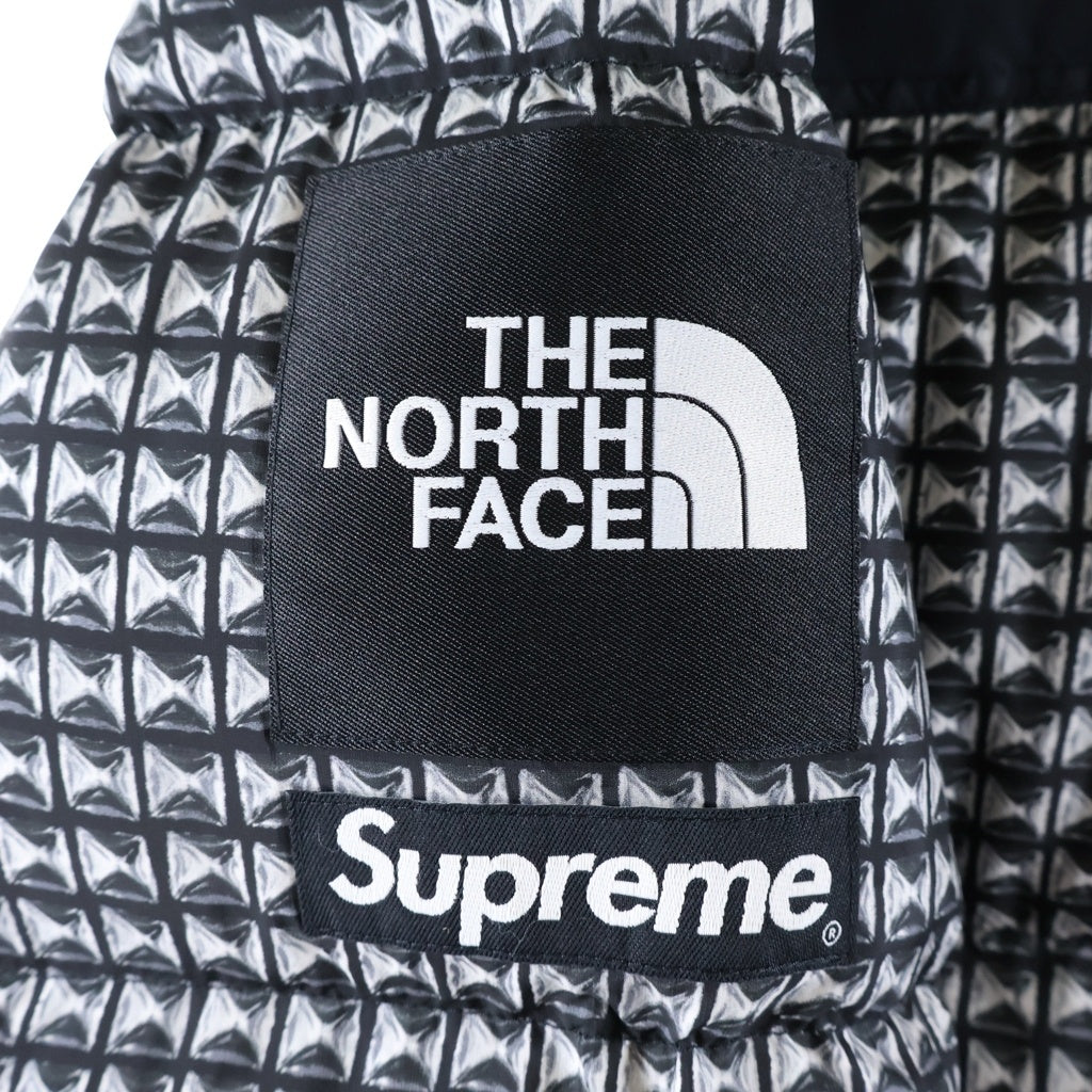 SUPREME(シュプリーム) 21SS ×THE NORTH FACE Studded Nuptse Jacket ザノースフェイス スタッズヌプシ ダウンジャケット ブラック ND421001