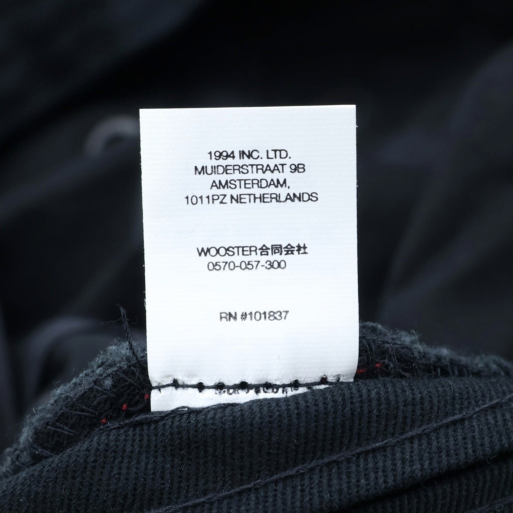 SUPREME(シュプリーム) 24SS Washed Canvas Boonie ボックスロゴデザイン ウォッシュドキャンバス ブー二ー バケットハット ブラック