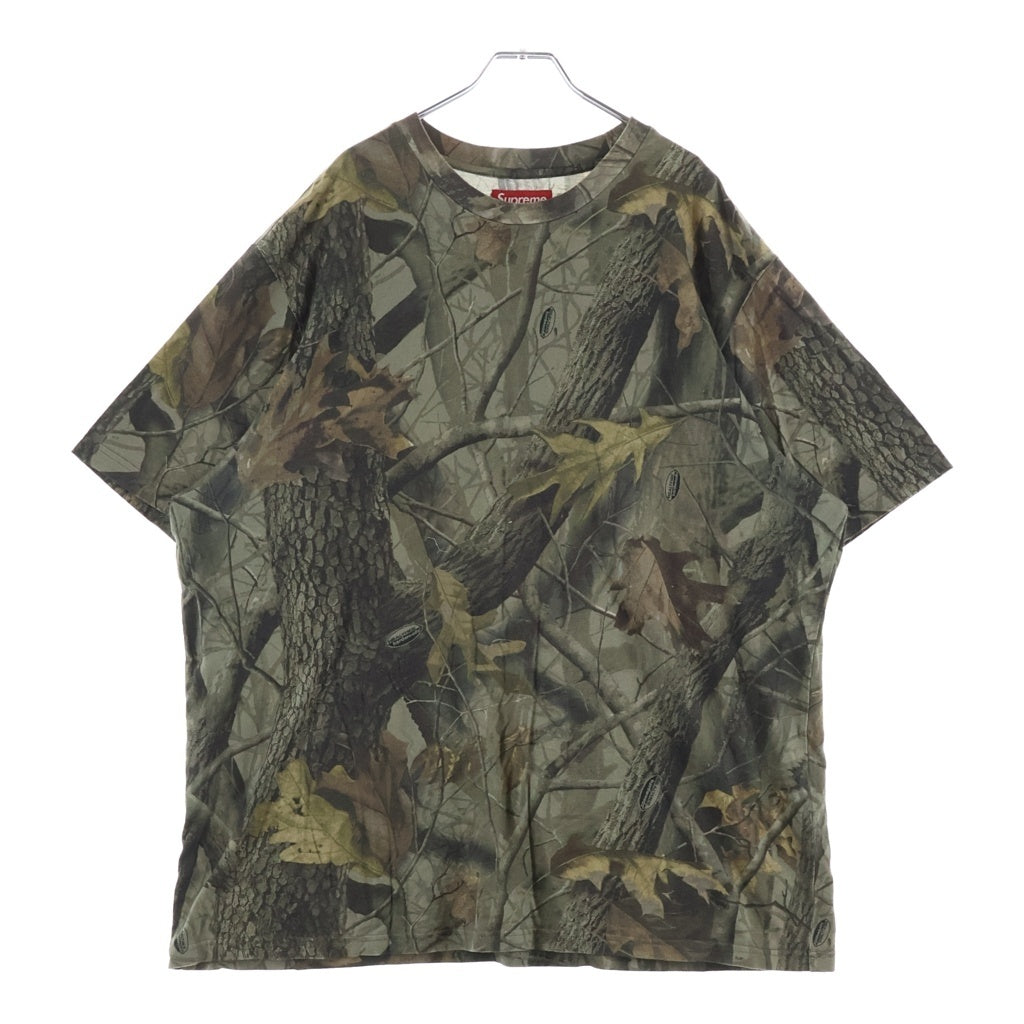 SUPREME(シュプリーム) 26SS Rhinestone Script S/S Top ラインストーン スクリプトロゴデザイン クルーネック 半袖Tシャツ カットソー カーキ