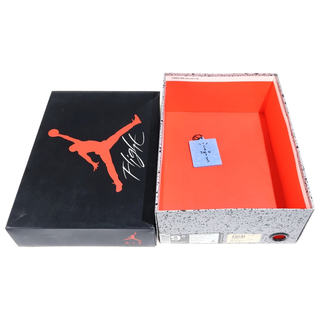 NIKE(ナイキ) ×TRAVIS SCOTT AIR JORDAN 4 RETRO CACTUS JACK 308497-406 トラヴィススコット エアジョーダン4 カクタスジャック ローカットスニーカー ブルー US9.5/27.5cm