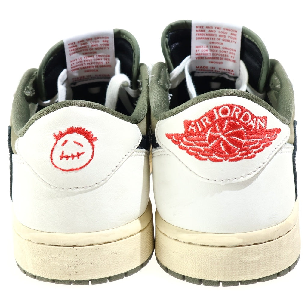 NIKE(ナイキ) ×TAVIS SCOTT AIR JORDAN1 LOW OG SP DM7866-200 エアジョーダン1 ローカットスニーカー カーキ US9.5/27.5cm