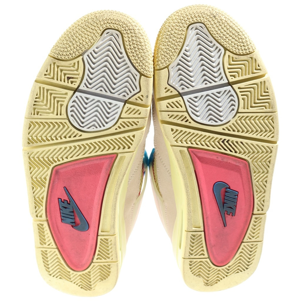 NIKE(ナイキ) ×UNION AIR JORDAN 4 GUAVA ICE ユニオン エアジョーダン4 グァバアイス ハイカットスニーカー マルチ US9/27cm DC9533-800