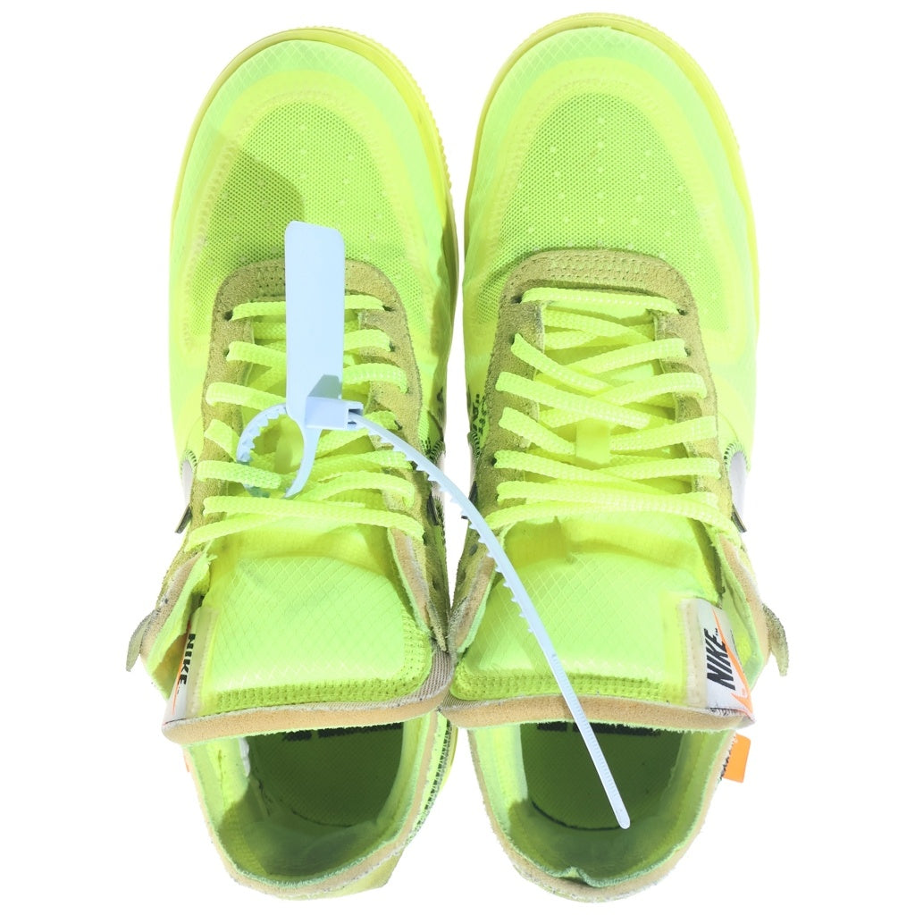 NIKE(ナイキ) ×OFF-WHITE AIR FORCE 1 LOW VOLT AO4606-700 オフホワイト エアフォース1 ボルト ローカットスニーカー イエロー US9/27cm