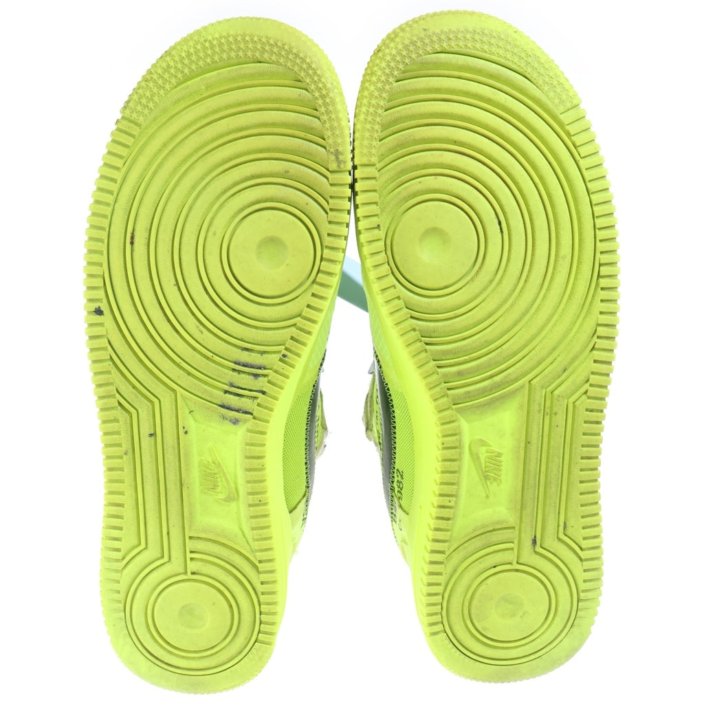 NIKE(ナイキ) ×OFF-WHITE AIR FORCE 1 LOW VOLT AO4606-700 オフホワイト エアフォース1 ボルト ローカットスニーカー イエロー US9/27cm