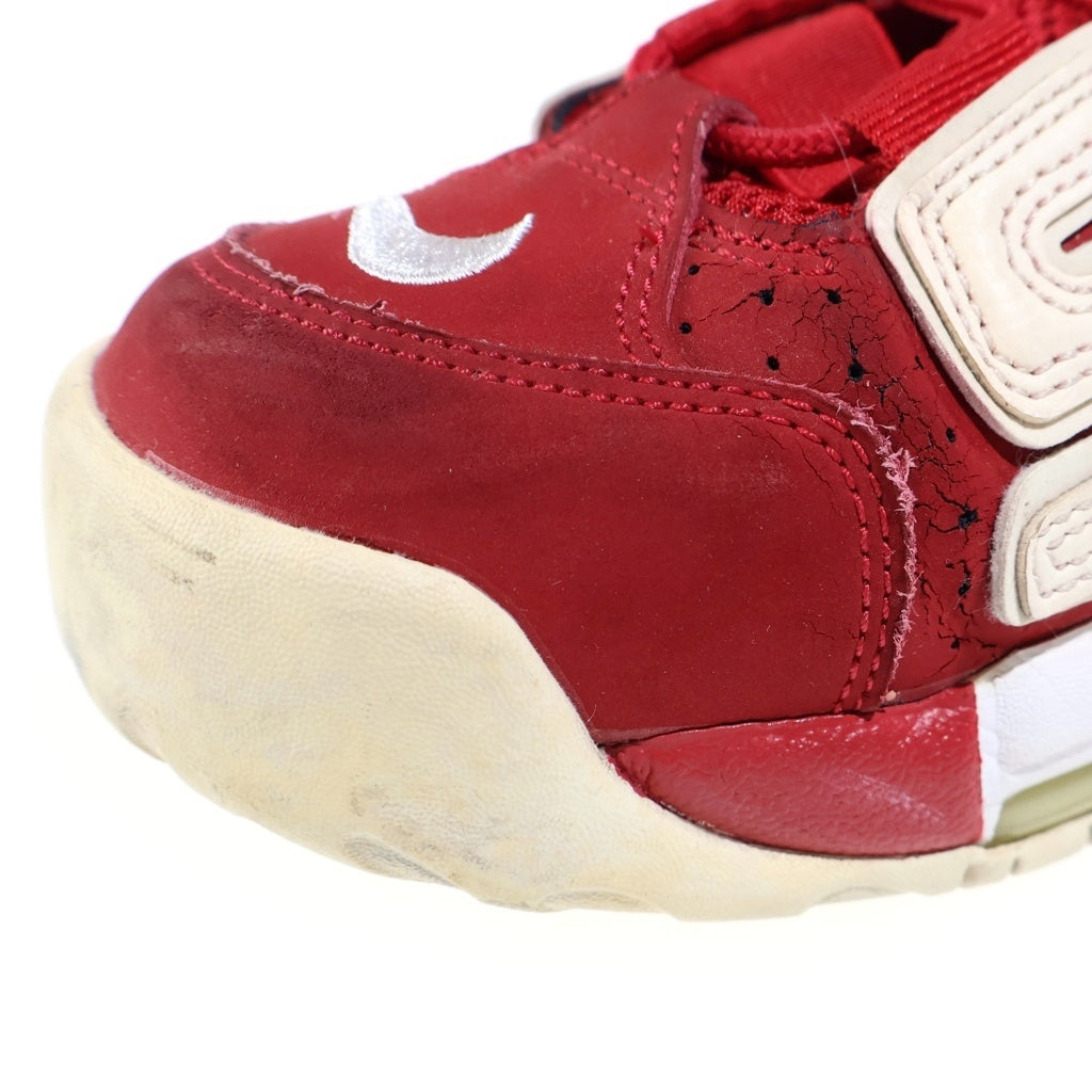 NIKE(ナイキ) ×SUPREME AIR MORE UPTEMPO 902290-600 シュプリーム エアモアアップテンポ モアテン ハイカットスニーカー レッド/ホワイト US9/27cm