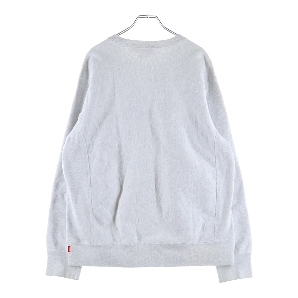 SUPREME(シュプリーム) 18AW Box Logo Crewneck Sweatshirt ボックスロゴ クルーネック 長袖 スウェット トレーナー グレー