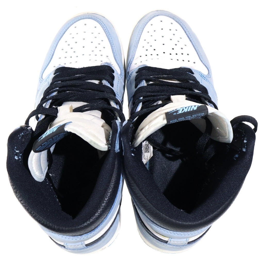 NIKE(ナイキ) AIR JORDAN 1 HIGH OG 555088-134 エアジョーダン1 ハイカットスニーカー ホワイト/ブルー US9/27cm