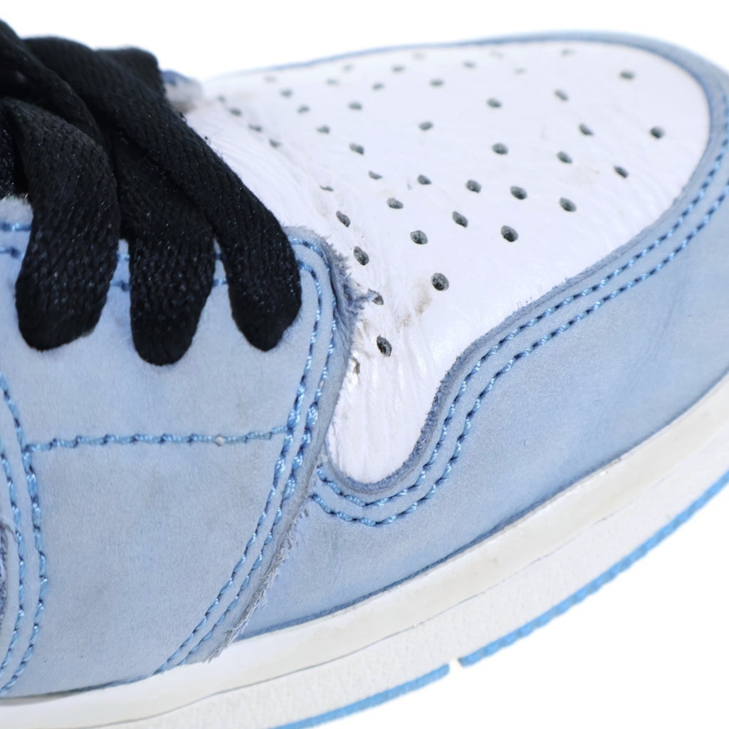 NIKE(ナイキ) AIR JORDAN 1 HIGH OG 555088-134 エアジョーダン1 ハイカットスニーカー ホワイト/ブルー US9/27cm