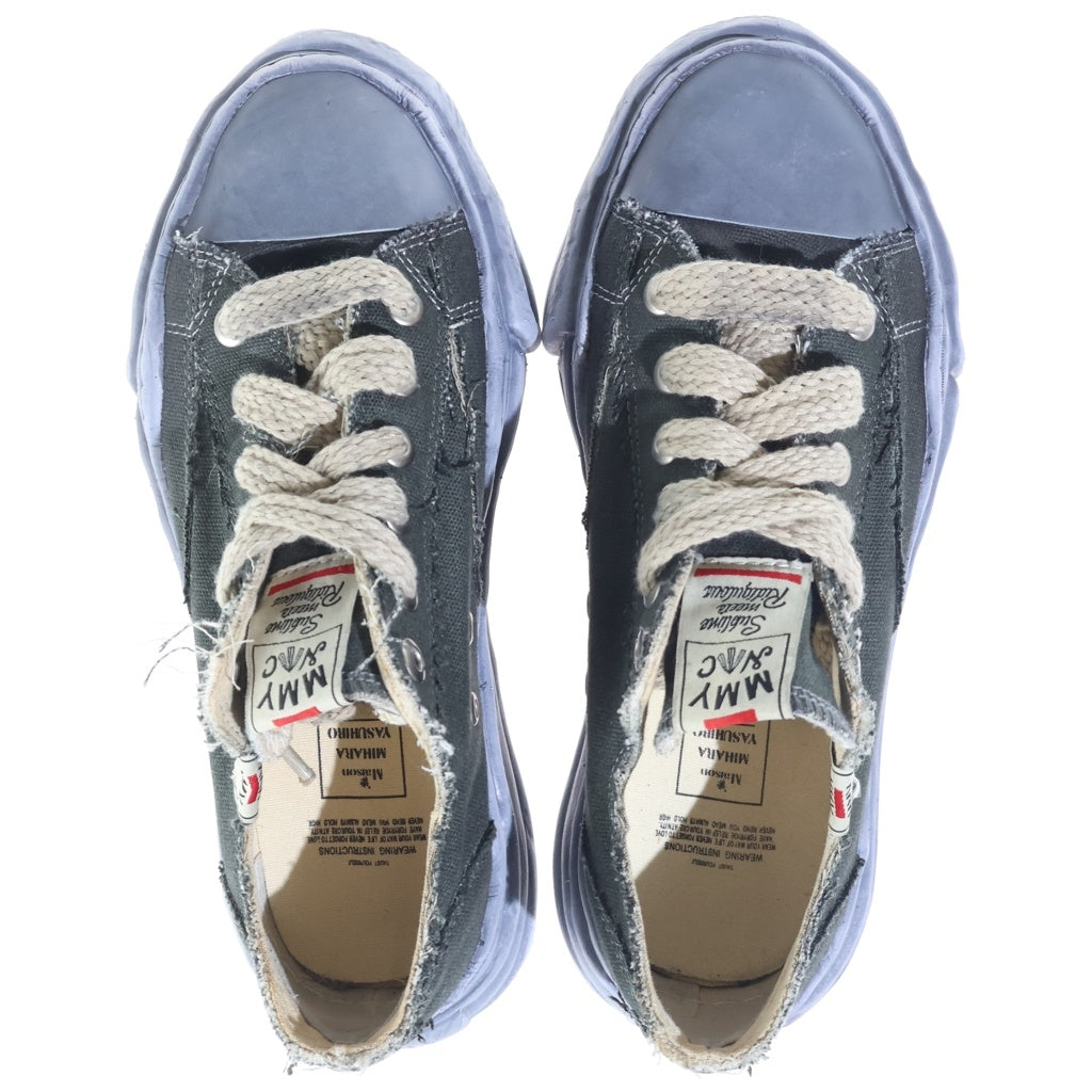 MAISON MIHARAYASUHIRO(メゾンミハラヤスヒロ) BLAKEY OG Sole Leather Low-top Sneakers A06FW702 ブレイキー オリジナルソール レザー ローカット スニーカー ブルー