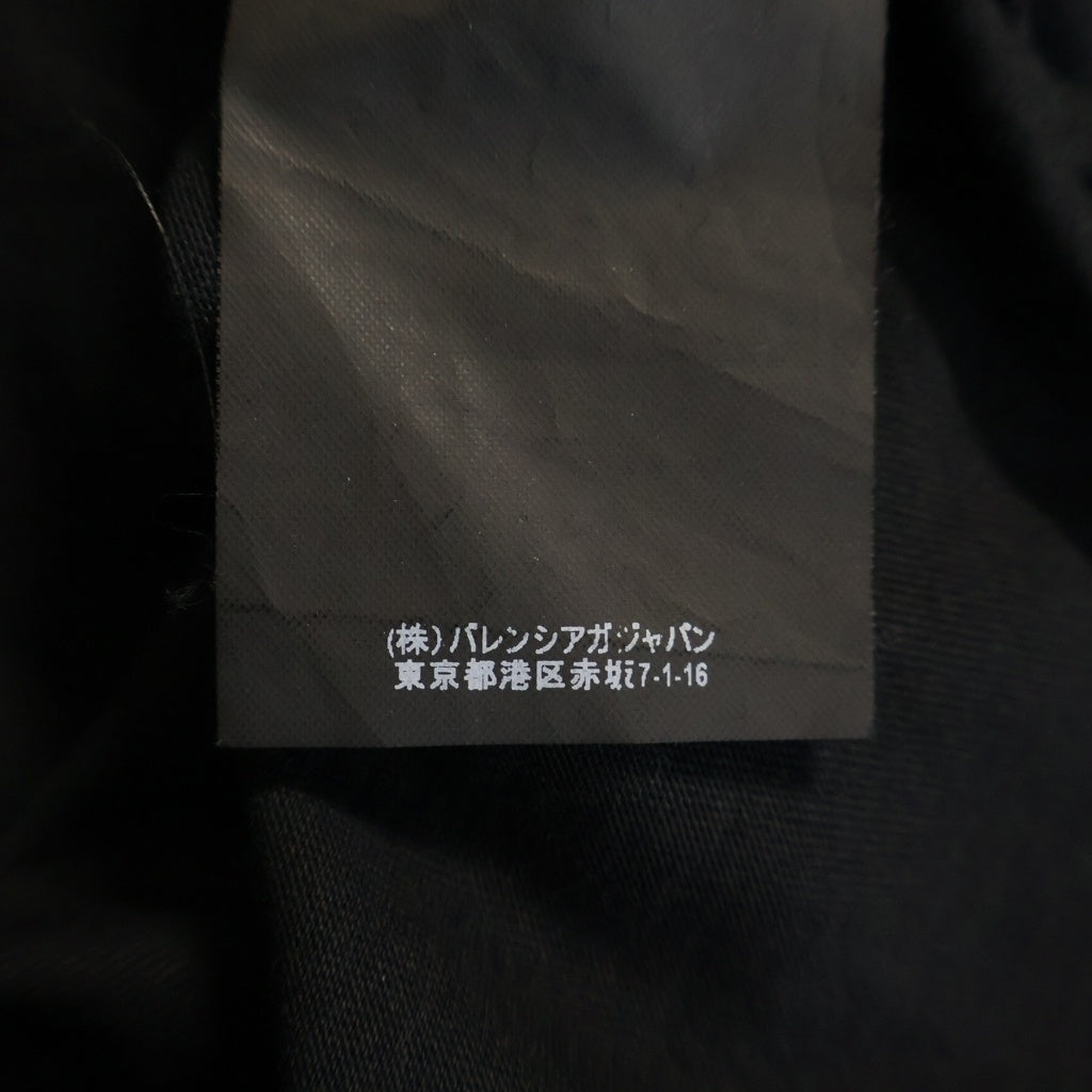 BALENCIAGA(バレンシアガ) 17AW キャンペーンロゴプリント クルーネック 半袖Tシャツ カットソー ブラック 486032 TWK28