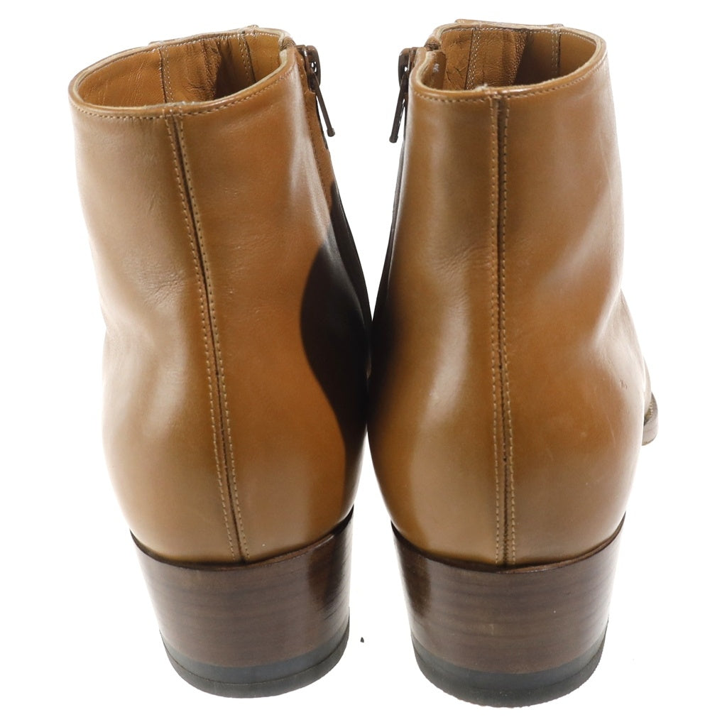 SAINT LAURENT PARIS(サンローランパリ) ZIP UP BOOTS ジップアップブーツ ブラウン 379756