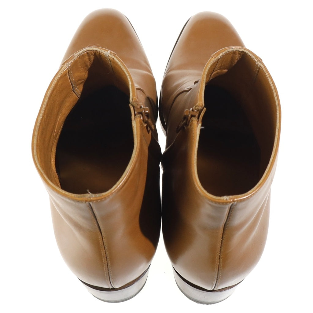 SAINT LAURENT PARIS(サンローランパリ) ZIP UP BOOTS ジップアップブーツ ブラウン 379756