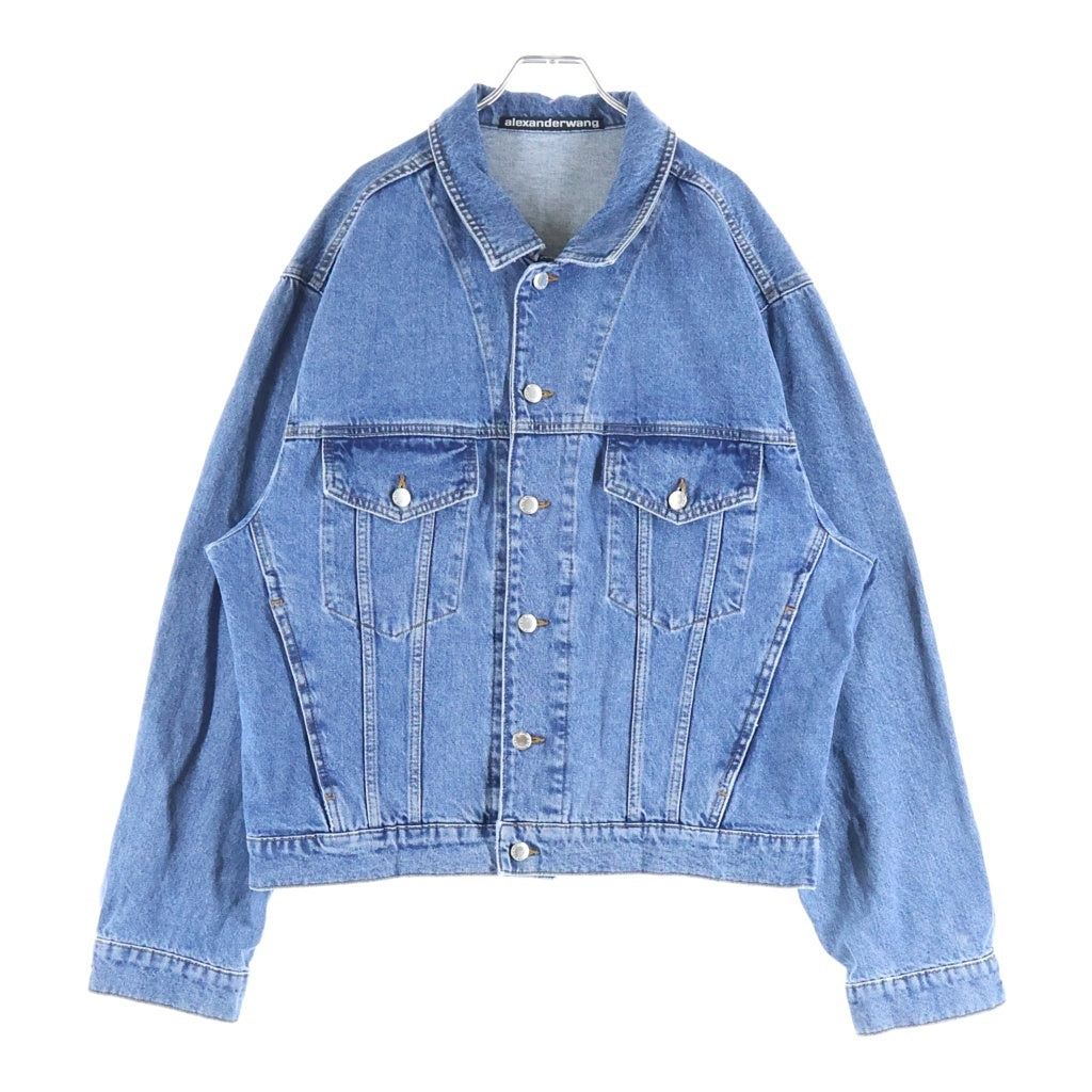 ALEXANDER WANG(アレキサンダーワン) Denim Jacket デニムジャケット ウォッシュ加工 インディゴ