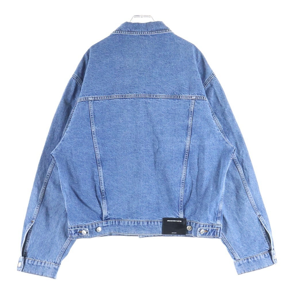 ALEXANDER WANG(アレキサンダーワン) Denim Jacket デニムジャケット ウォッシュ加工 インディゴ