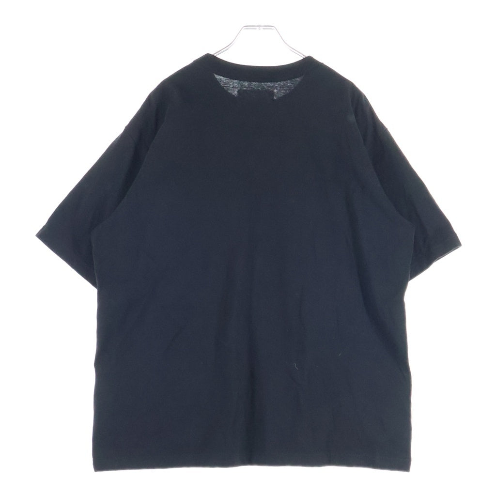 Sacai(サカイ) 26SS ×Carhartt WIP Cotton Jersey T-Shirt カーハートダブリューアイピー ロゴパッチ コットン 半袖Tシャツ カットソー ブラック 26-01092S