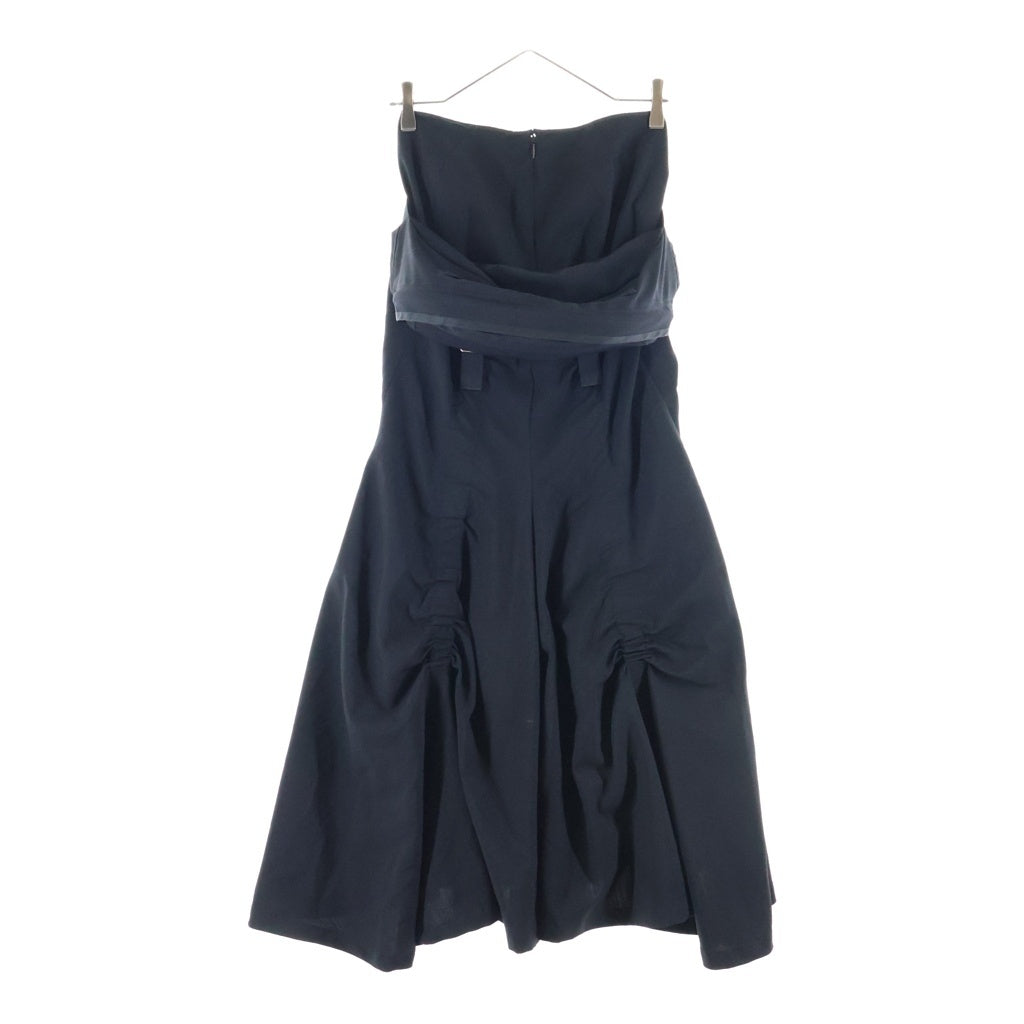 JUNYA WATANABE COMME des GARCONS(ジュンヤワタナベ コムデギャルソン) 03SS バックル シャーリング パラシュート ワンピース ブラック レディース JI-S029 AD2002