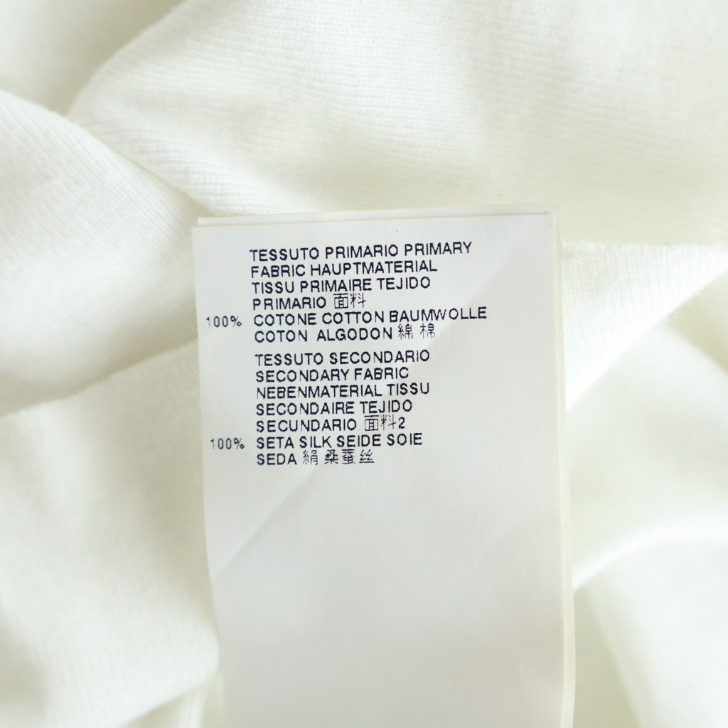 Maison Margiela(メゾンマルジェラ) 転写プリント 半袖Tシャツ カットソー ホワイト レディース S29GC0185 S21059