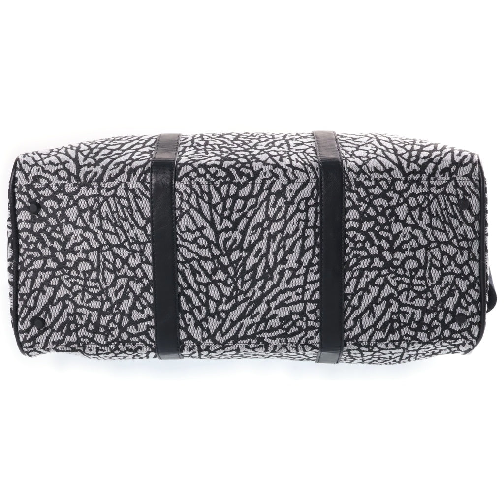 JORDAN BRAND(ジョーダンブランド) ICON DUFFLE BAG アイコン 柄 ダッフルバッグ ボストンバッグ ブラック/グレー MM0978-I00