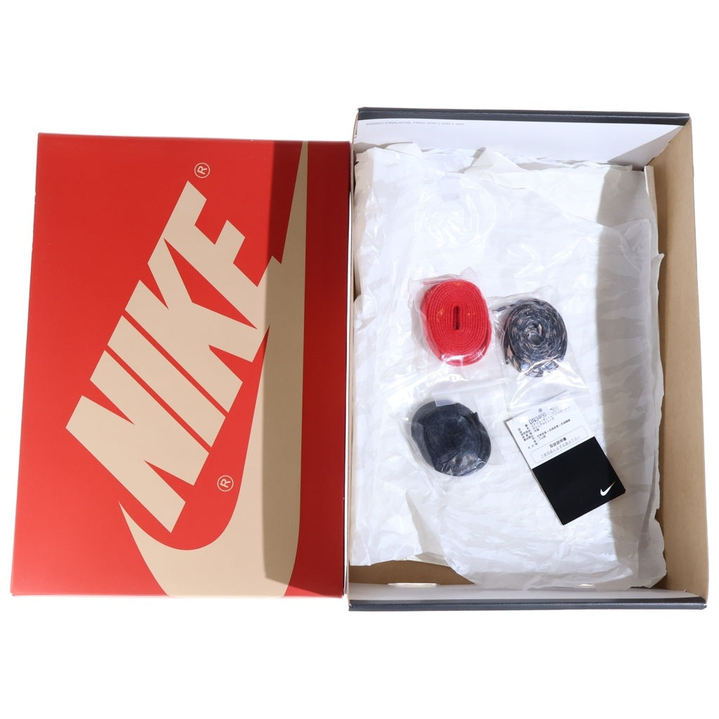 NIKE(ナイキ) ×Sole Fly AIR JORDAN 1 LOW ソールフライ エアジョーダン1 ローカットスニーカー ブラックレッド/ベージュ US9/27cm DN3400-001