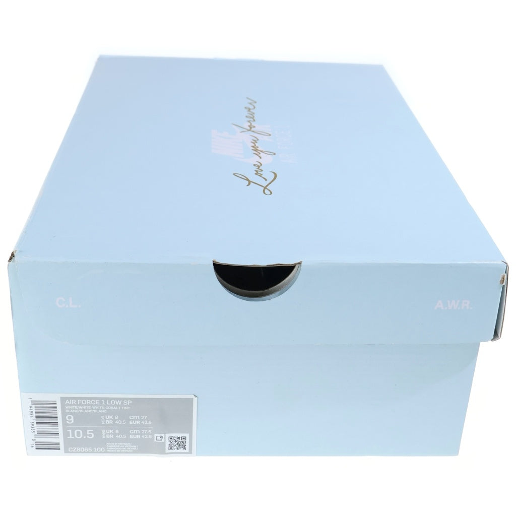 NIKE(ナイキ) ×Drake NOCTA AIR FORCE 1 LOW LOVE YOU FOREVER エアフォース1 ラブ ユー フォーエバー ローカットスニーカー ホワイト US9/27cm CZ8065-100